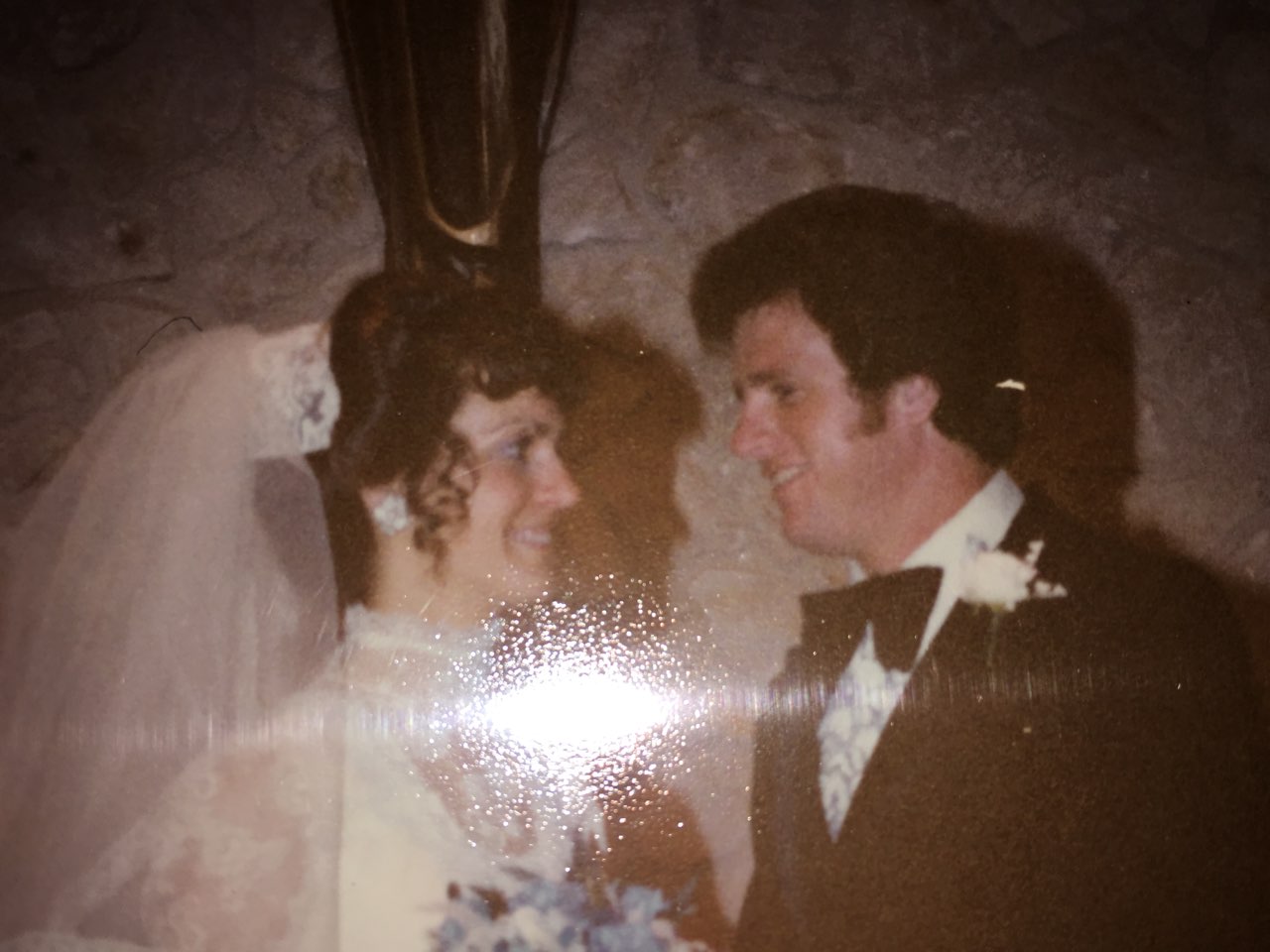 Charlene and Martin on their wedding day